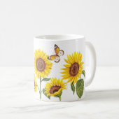 blozen | Elegante roze bloemen Mok (Voorkant rechts)