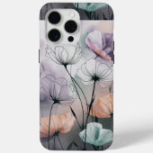 Blozen en bloeien: Pastel Inkt Bloemen Case-Mate iPhone Case (Achterkant)
