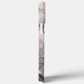 Blozen en bloeien: Pastel Inkt Bloemen Case-Mate iPhone Case (Achterkant / Rechts)