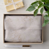 Blozen en gouden vintage damast tissuepapier (Geschenk)