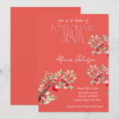 Blozen Granaatappel Branch Vrijgezellenfeest Kaart (Voorkant / Achterkant)