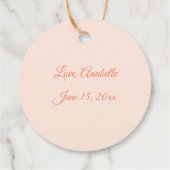 Blozen met gouden kroon bedankjes labels (Achterkant)