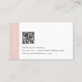 blozen | Moderne minimalistische QR-code Visitekaartje (Voorkant)