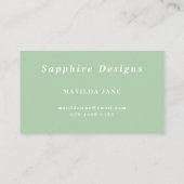 blozen roze waterverf bloemfeminie visitekaartje (Achterkant)