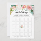 Blozen Zomer Bloemen Dubbelzijdig Vrijgezellenfees Kaart (Voorkant)