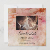 Blozend bloemig  save the date (Voorkant)