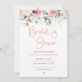 Blozend bloemig | Waterverf Ring Vrijgezellenfeest Kaart (Voorkant)