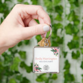 Blozend Bloom Grijs Makelaar Sleutelhanger (Hand)