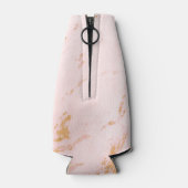 Blozend en Gouden Marmeren Persoonlijke Bruidsfees Flesjeskoeler (Achterkant)