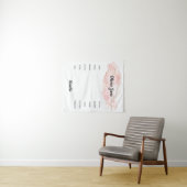 Blozend Gouden Baby Mijlpalen Foto Dekbed Tapijt Wandkleed (In Situ (horizontaal))