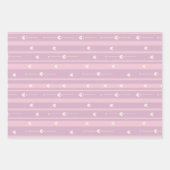 Blozend Hart Strepenpatroon Inpakpapier Vel (Voorkant)