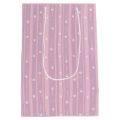 Blozend Hart Strepenpatroon Medium Cadeauzakje (Achterkant)