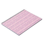Blozend Hart Strepenpatroon Notitieboek (Linkerzijde)