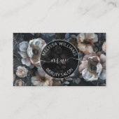 Blozend Roze Bloemen Logo Visitekaartje (Voorkant)