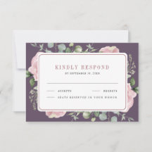 Blozend Roze Bloemige Eucalyptus Stof Paarse Huwel