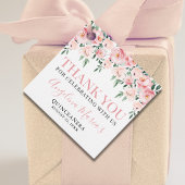 Blozend Roze Bloemige Quinceañera Dank Je Geschenk Bedankjes Labels