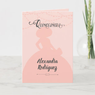 Blozend Roze Charro Silhouet Quinceanera