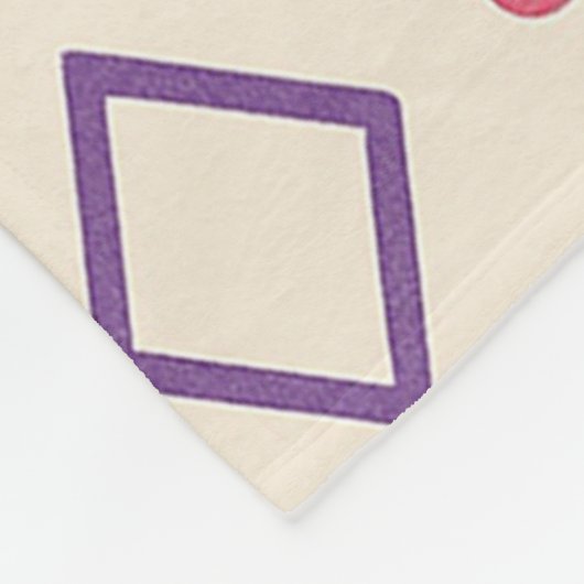 Blozend Roze Dekbed Fleece Deken (Hoek)