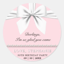 Blozend Roze Elegante Tiffany Verjaardag Bedankt