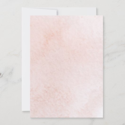 Blozend Roze Gouden Bloemige Verjaardag Kaart (Achterkant)