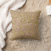 Blozend Roze & Gouden Glam Glitters Schitter Meisj Kussen (Deken)