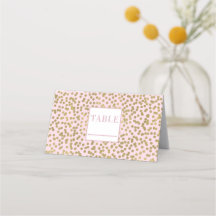 Blozend Roze & Gouden Stippen Confetti Elegant Chi