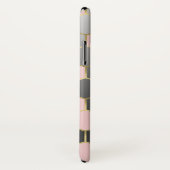 Blozend Roze Grijs & Goud Zeshoek Modern Glamour Case-Mate iPhone Case (Achterkant / rechts)