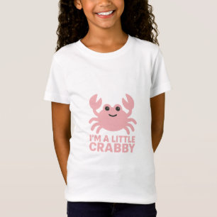 Blozend Roze Krab – Smoes “Ik ben een beetje kribb T-shirt