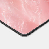 Blozend Roze Oceaangolven Abstract Patroon Bureaumat (Hoek)
