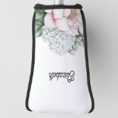 Blozend Roze Pioenroos Persoonlijk Golfheadcover (Draai 90)