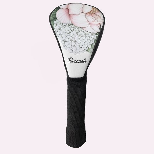 Blozend Roze Pioenroos Persoonlijk Golfheadcover