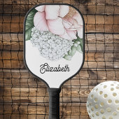 Blozend Roze Pioenroos Persoonlijk Pickleball Paddle