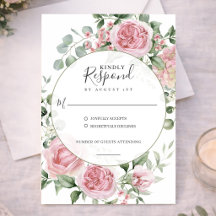 Blozend Roze Romantisch Bloemstuk Waterverf Bruilo