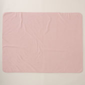 Blozend Roze Sherpa Deken (Voorkant (horizontaal))