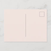 Blozend Roze Vlinder Geloof in Dromen Briefkaart (Achterkant)