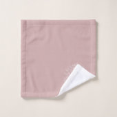 Blozend Stof Roze Moderne Script Meisjesachtige Mo Bad Handdoek (Wasdoekje)