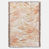 Blozende bladgroen waterverf terracotta deken (Voorkant Verticaal)