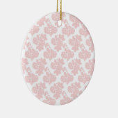 Blozende bloem luxe kerstornament keramisch ornament (Rechts)