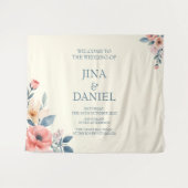 Blozende Bloem Wandkleed (Voorkant (horizontaal))