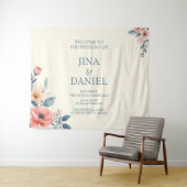 Blozende Bloem Wandkleed (In Situ (horizontaal))