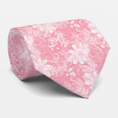 Blozende bloemen batik stropdas (Opgerold)