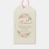 Blozende Bloemen Eid Mubarak Cadeaubijsluiter Eleg Cadeaulabel (Voorkant)