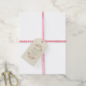 Blozende Bloemen Eid Mubarak Cadeaubijsluiter Eleg Cadeaulabel (Met Touw)
