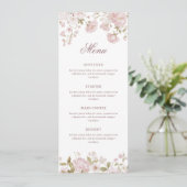 Blozende Bloemen Klassiek Menu (Staand voorkant)