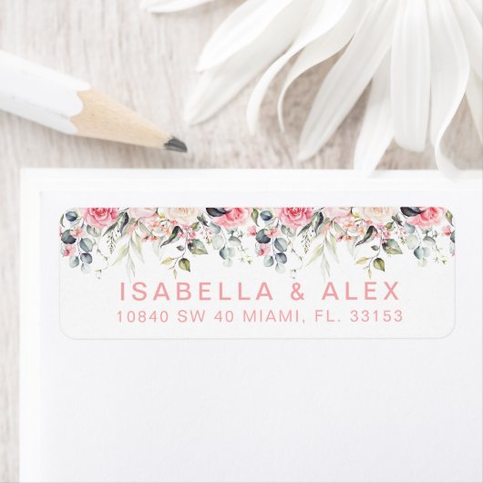 Blozende bloemen | Mooie retourzending label (Insitu)