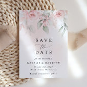 Blozende Bloemen, Roze Bloemen, Boho, Trouwen  Save The Date