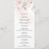 Blozende Bloemen, Roze Bloemen, Groene Planten, Tr Programmakaart (Achterkant)