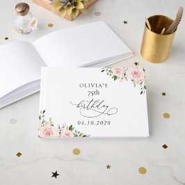 Blozende Bloemen, Roze Bloemen, Groene Planten, Ve Gastenboek