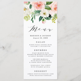 Blozende Bloemen | Trouw Menu Kaart