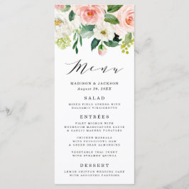 Blozende Bloemen | Trouw Menu Kaart